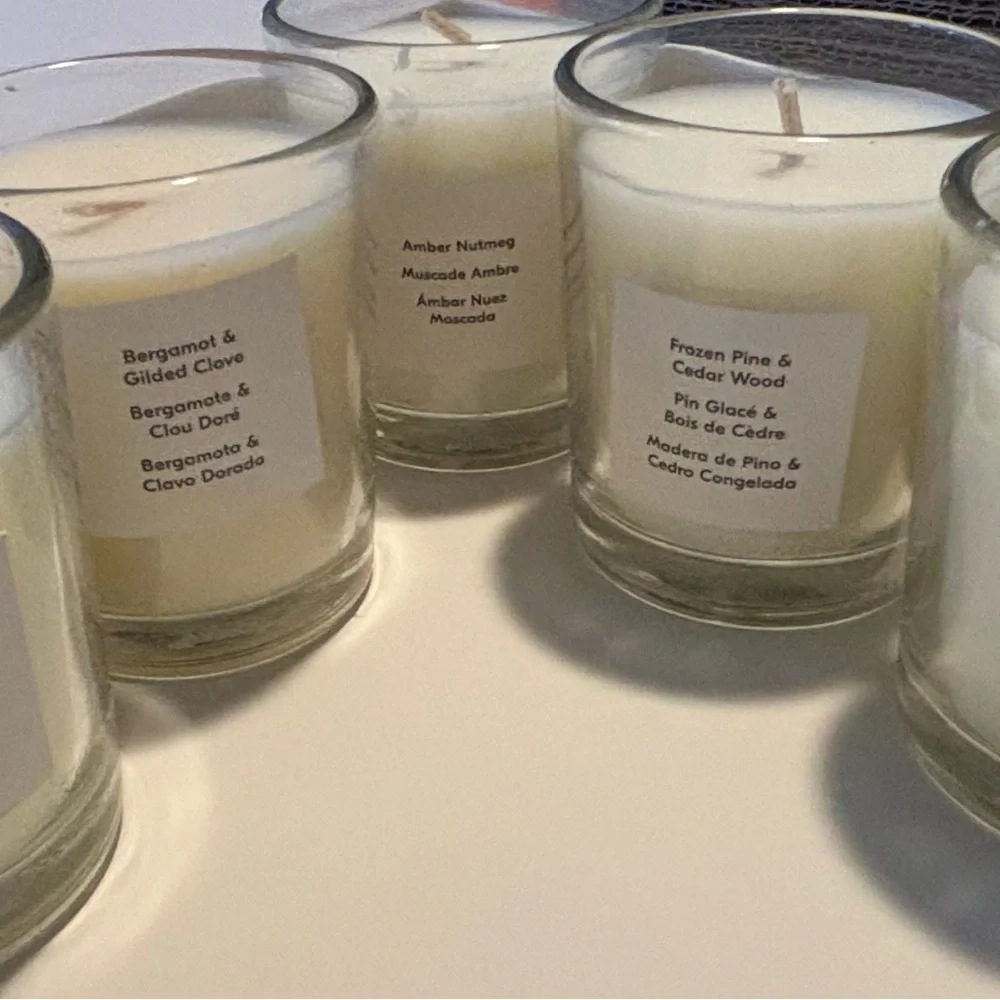 West Elm Mini Candle Set – 5 Votives Assorted Scents